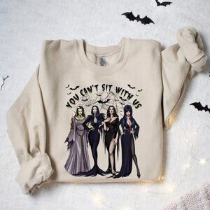 You Can't Sit With Us Sweater, Bad Girls Sweatshirt, Cute Halloween Sweatshirt